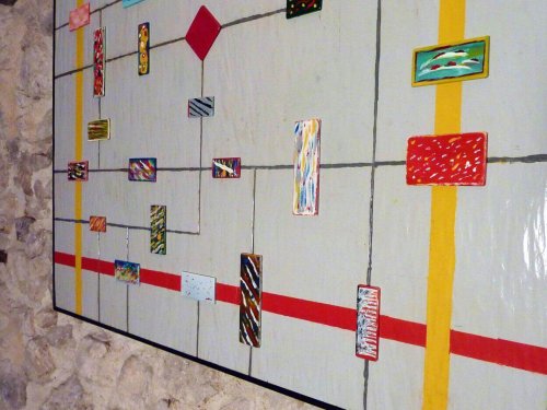 Quadro arte contemporanea Sinapsia - Dettaglio 3 Quadro arte contemporanea Sinapsia - Dettaglio 3