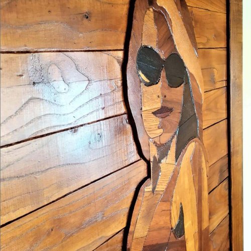 Quadro in legno Ritratto Donna Anna - Dettaglio 1 Quadro in legno Ritratto Donna Anna - Dettaglio 1