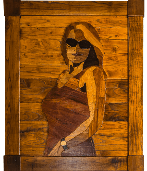 Quadro in legno Ritratto Donna Anna - vista frontale Quadro in legno Ritratto Donna Anna - Vista frontale